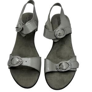 HELLE COMFORT Gray Faye Sandals Size 6.5/7 EU Size 37
